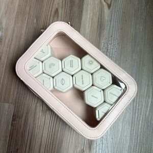 Cadence magnetic toiletry organizerClear Window Hexagonal Pill Organizer Pouch -